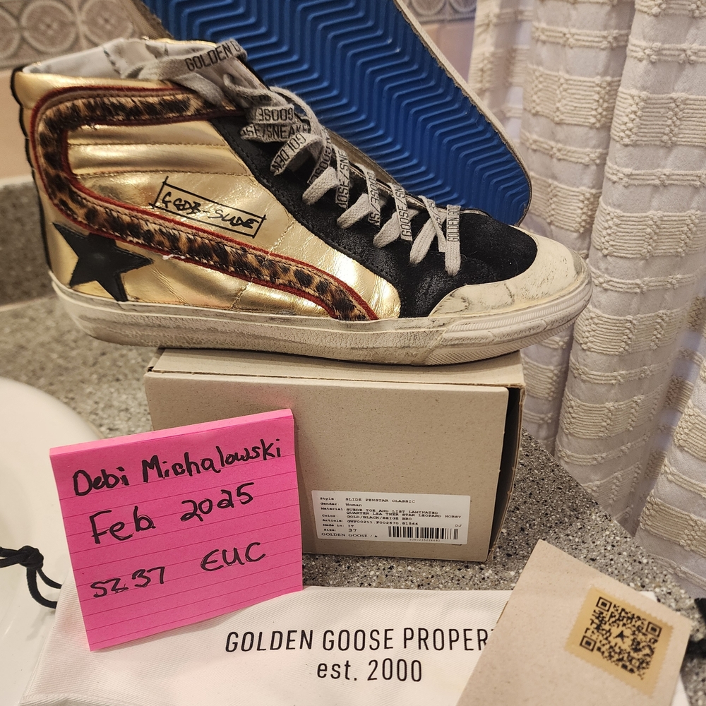 Super Cute Golden Goose Slides Size 37